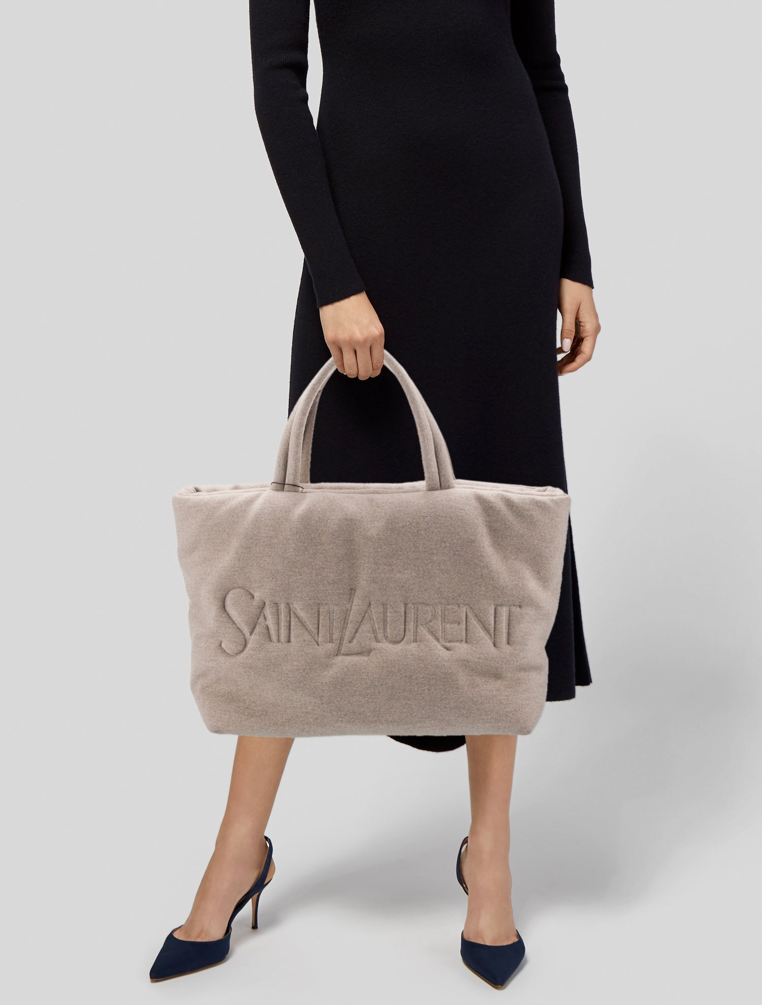 Saint Laurent Canvas Shoulder Bag 2024 w/ Tags